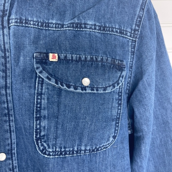 NWT &SONS Trading Co. Sunday Shirt Light Denim Large - Picture 3 of 12